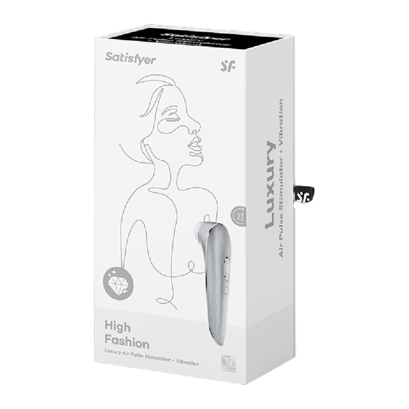 SATISFYER - HIGH FASHION LUXE LUCHTPULS STIMULATOR + VIBRATIE
