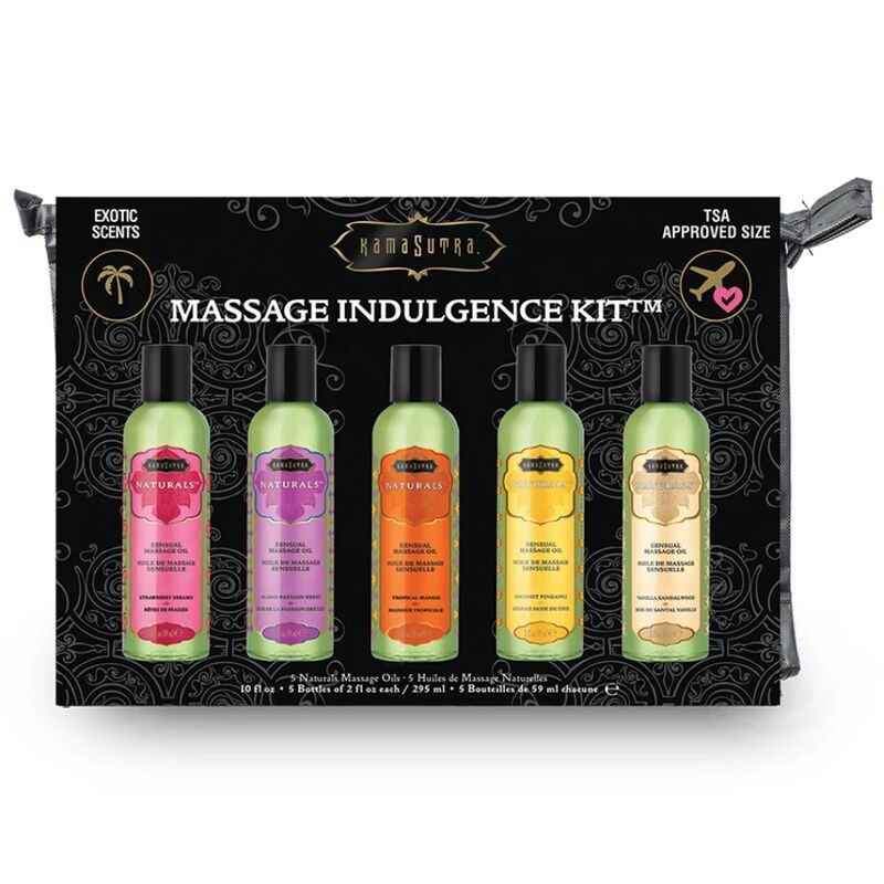 KAMASUTRA - INDULGENCE MASSAGE OIL KIT KAMASUTRA COSMETICS