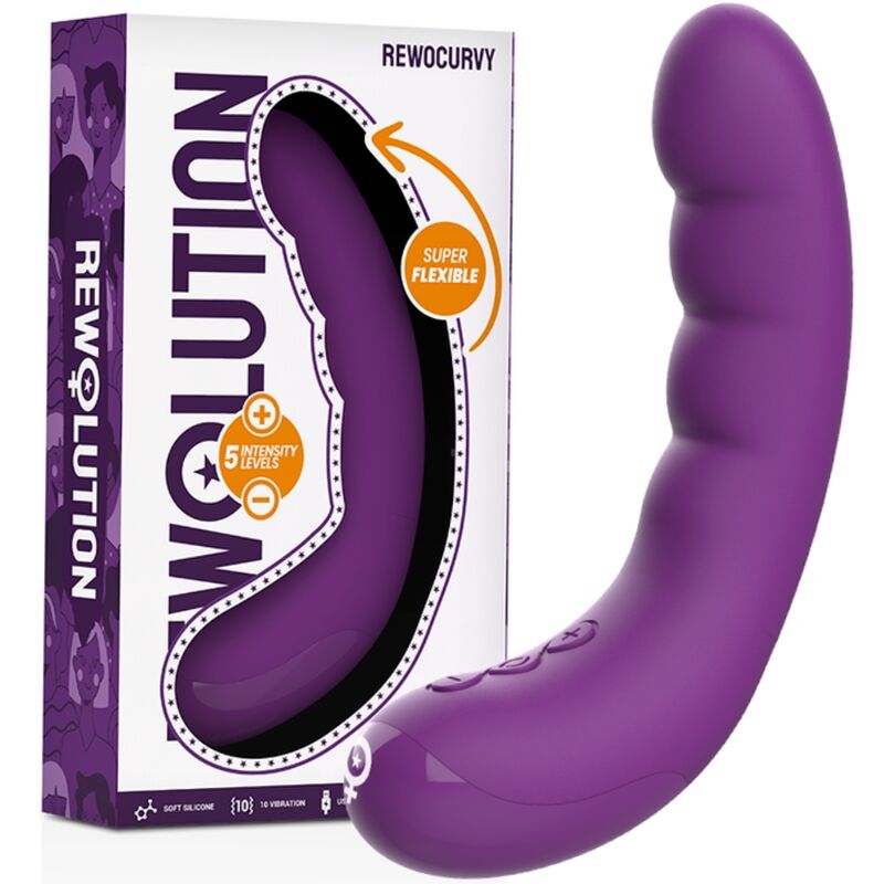 REWOLUTION - REWOCURVY RECHARGEABLE FLEXIBLE VIBRATOR - ToysByMonk
