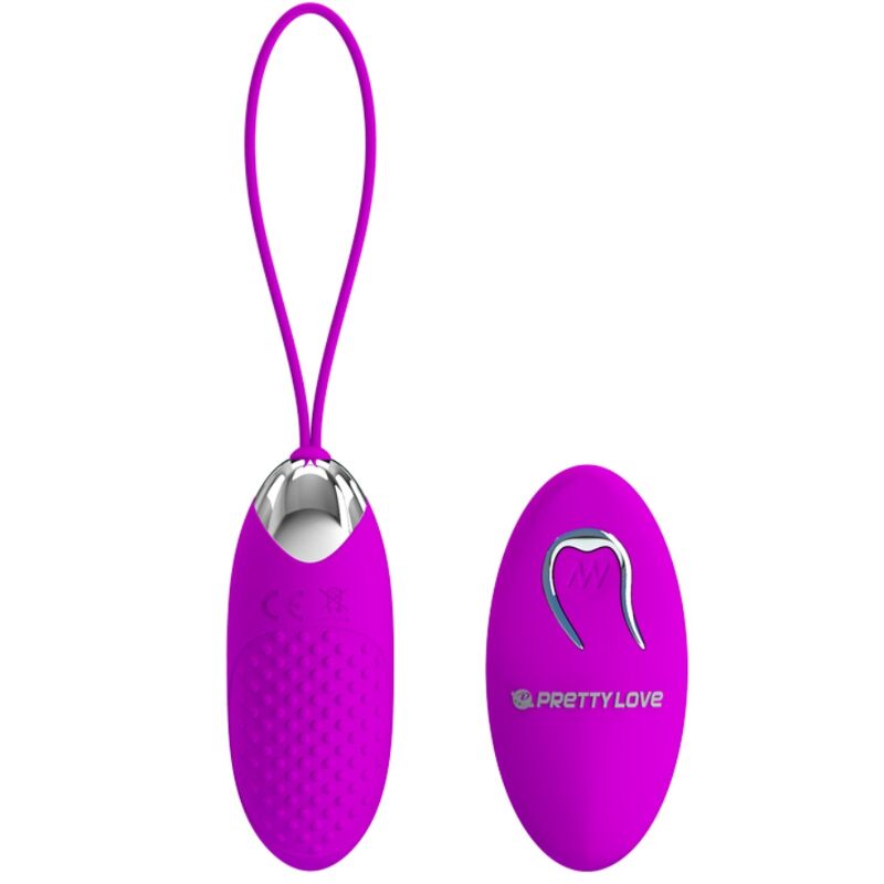PRETTY LOVE - JOANNA VIBRATING EGG REMOTE CONTROL 12 MODES - ToysByMonk