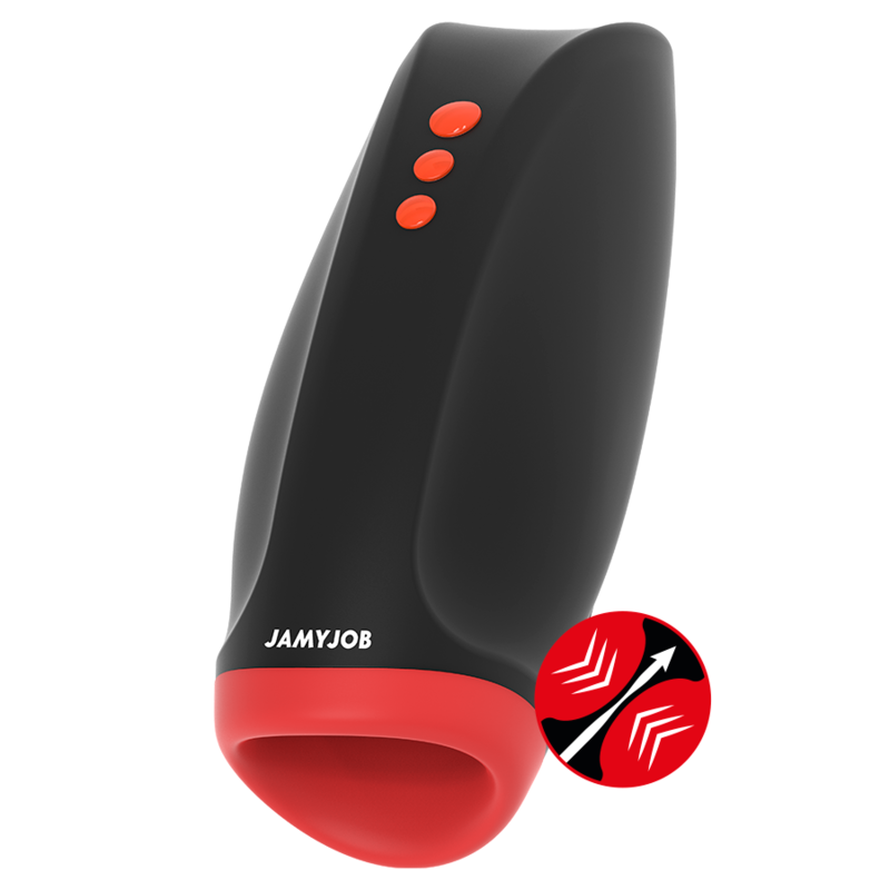 JAMYJOB - NOVAX MASTURBATOR WITH VIBRATION AND COMPRESSION - ToysByMonk