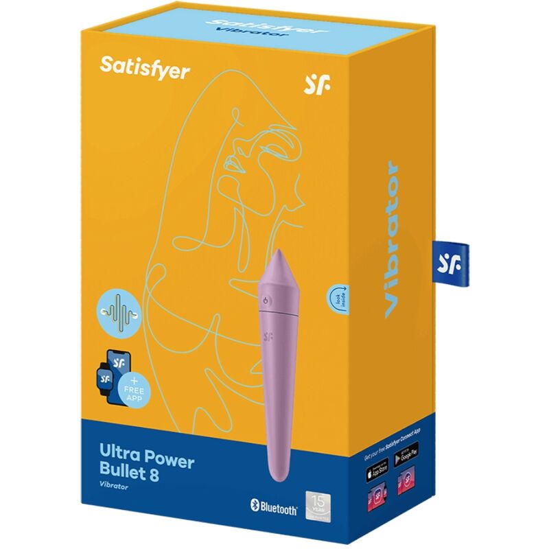 SATISFYER - ULTRA POWER BULLET 8 LILAC SATISFYER CONNECT