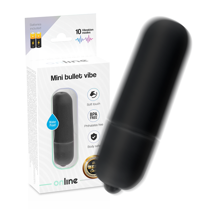 ONLINE - MINI BULLET VIBE BLACK ONLINE