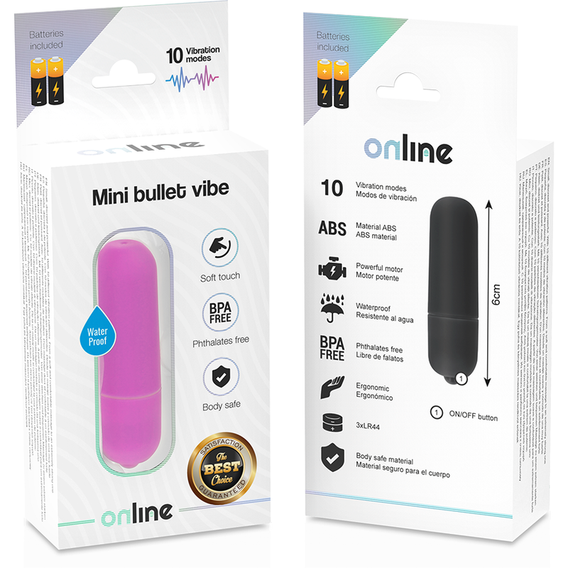 ONLINE - MINI BULLET VIBE PURPLE ONLINE