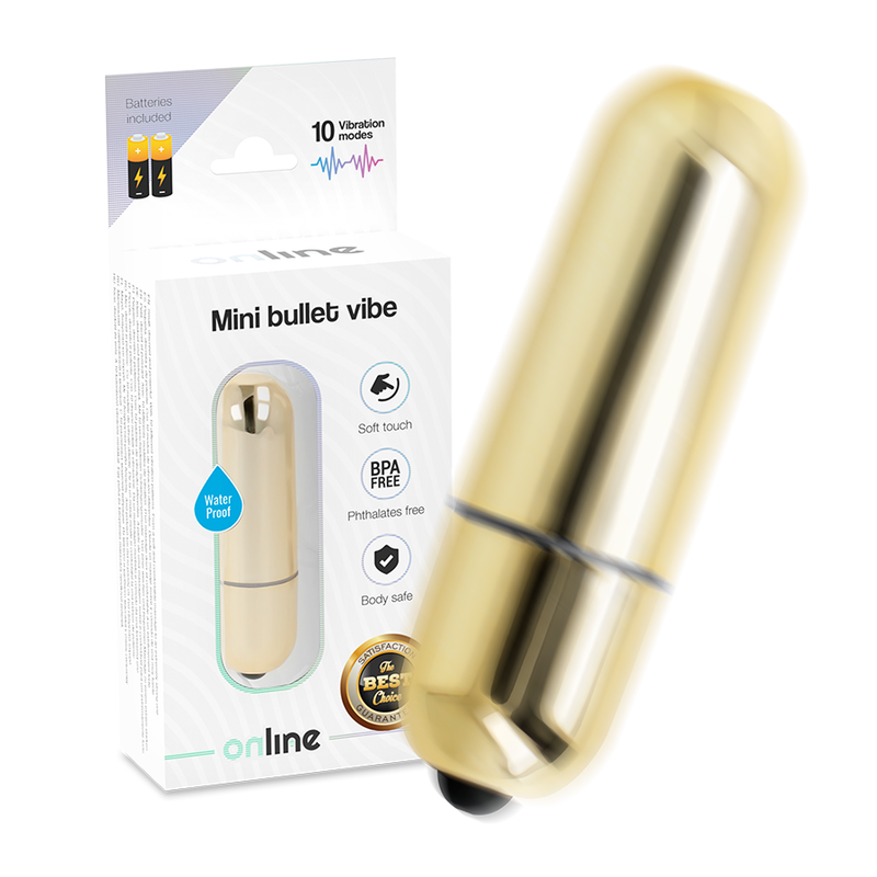 ONLINE - MINI BULLET VIBE GOLDEN ONLINE