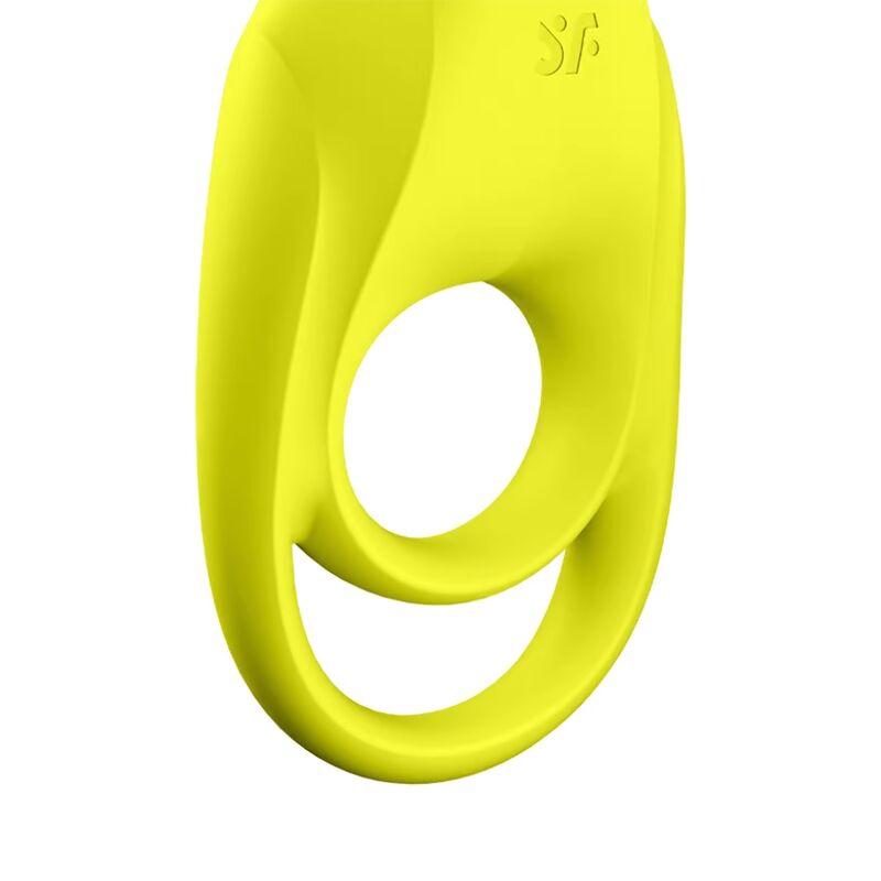 SATISFYER - SPECTACULAR DUO RING VIBRATOR YELLOW SATISFYER RING