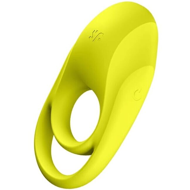 SATISFYER - SPECTACULAR DUO RING VIBRATOR YELLOW SATISFYER RING