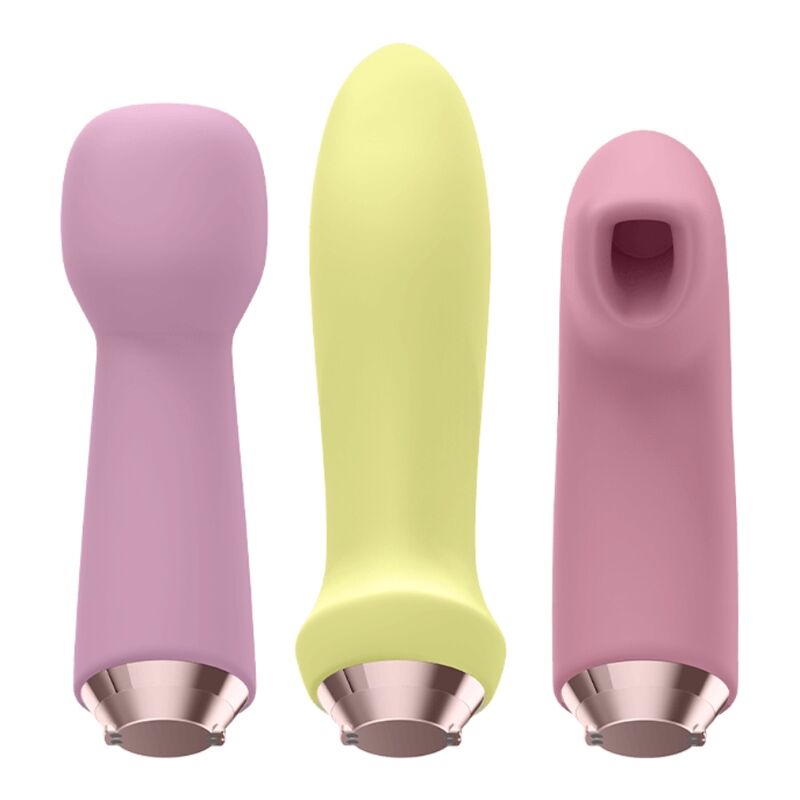 SATISFYER - MARVELOUS FOUR VIBRATOR & AIR PULSE SET SATISFYER VIBRATOR