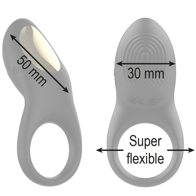 IBIZA - FULL CONTACT REMOTE CONTROL VIBRATING RING - ToysByMonk