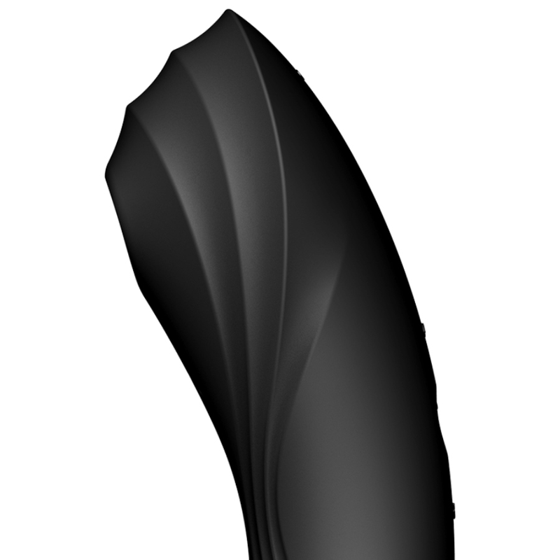 SATISFYER - CURVY TRINITY 4 AIR PULSE VIBRATOR BLACK - ToysByMonk