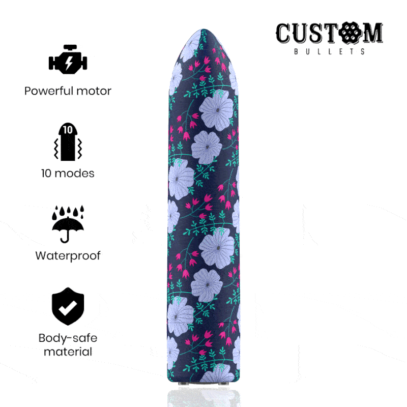 CUSTOM BULLETS - SPRING MAGNETIC BULLET 10 INTENSITIES - ToysByMonk