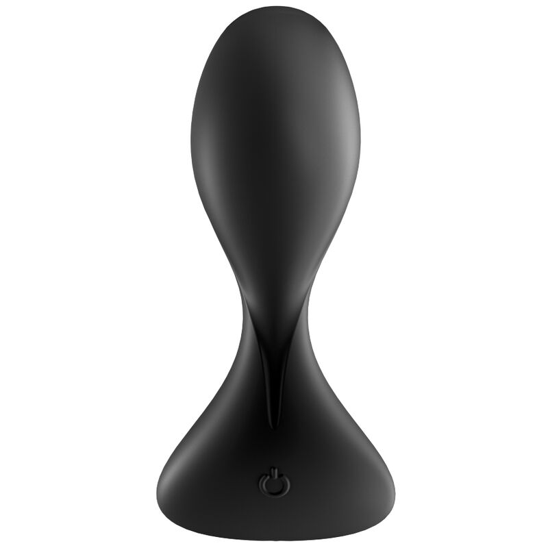 SATISFYER - TRENDSETTER VIBRATING PLUG APP BLACK - ToysByMonk