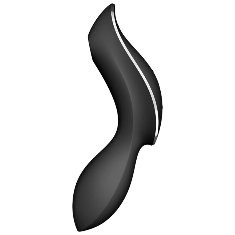SATISFYER - CURVY TRINITY 2 AIR PULSE VIBRATOR BLACK SATISFYER AIR PULSE