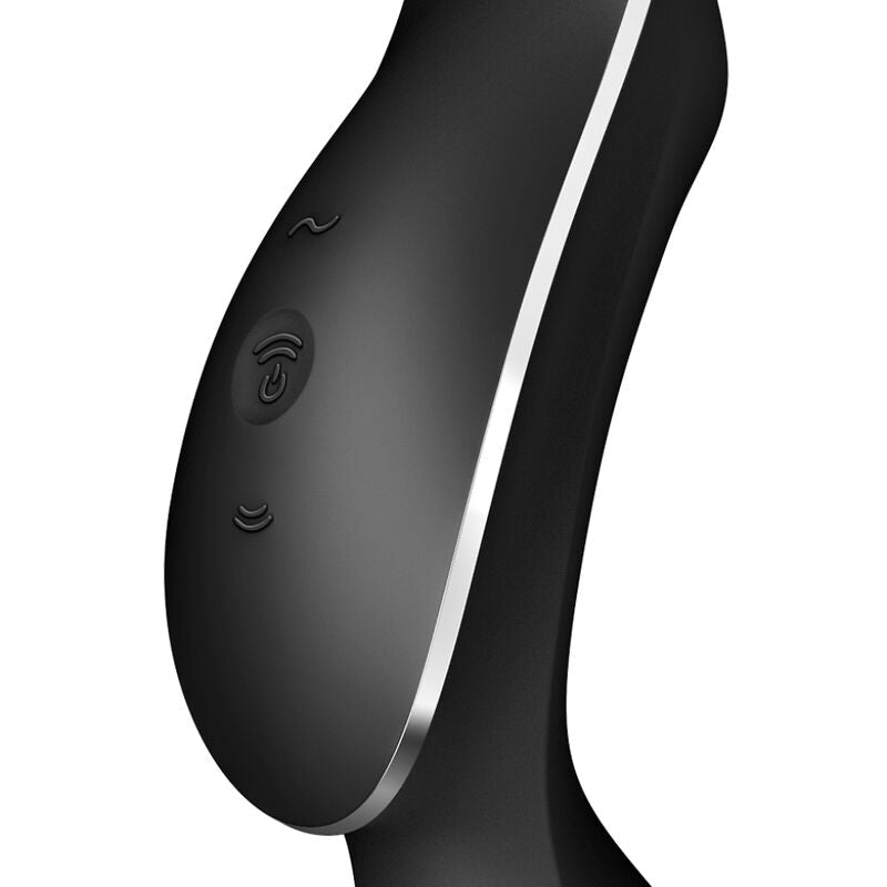 SATISFYER - CURVY TRINITY 2 AIR PULSE VIBRATOR BLACK SATISFYER AIR PULSE