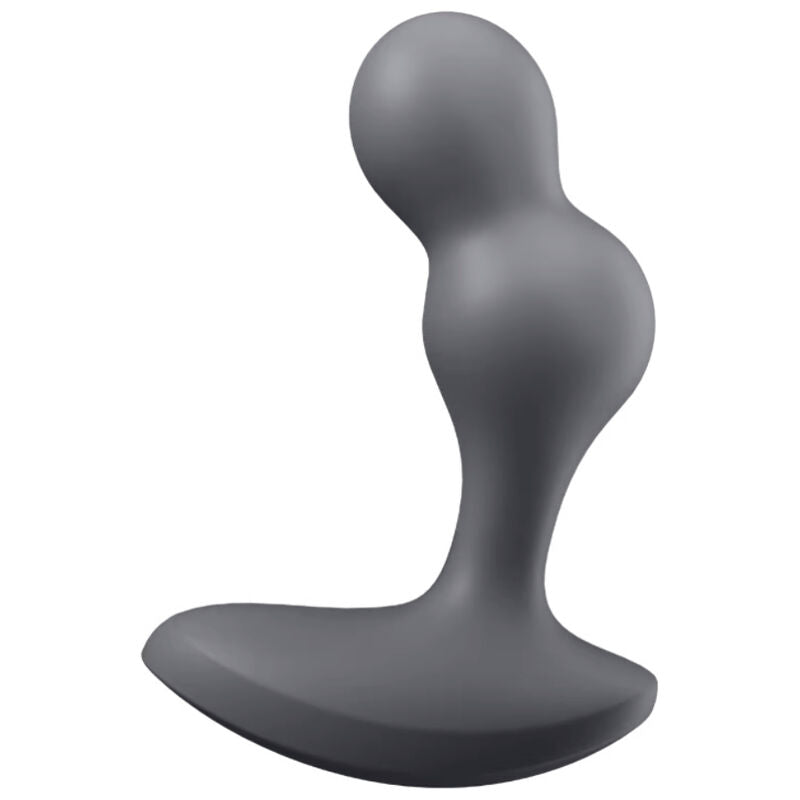 SATISFYER - DEEP DIVER VIBRATING PLUG APP GREY - ToysByMonk