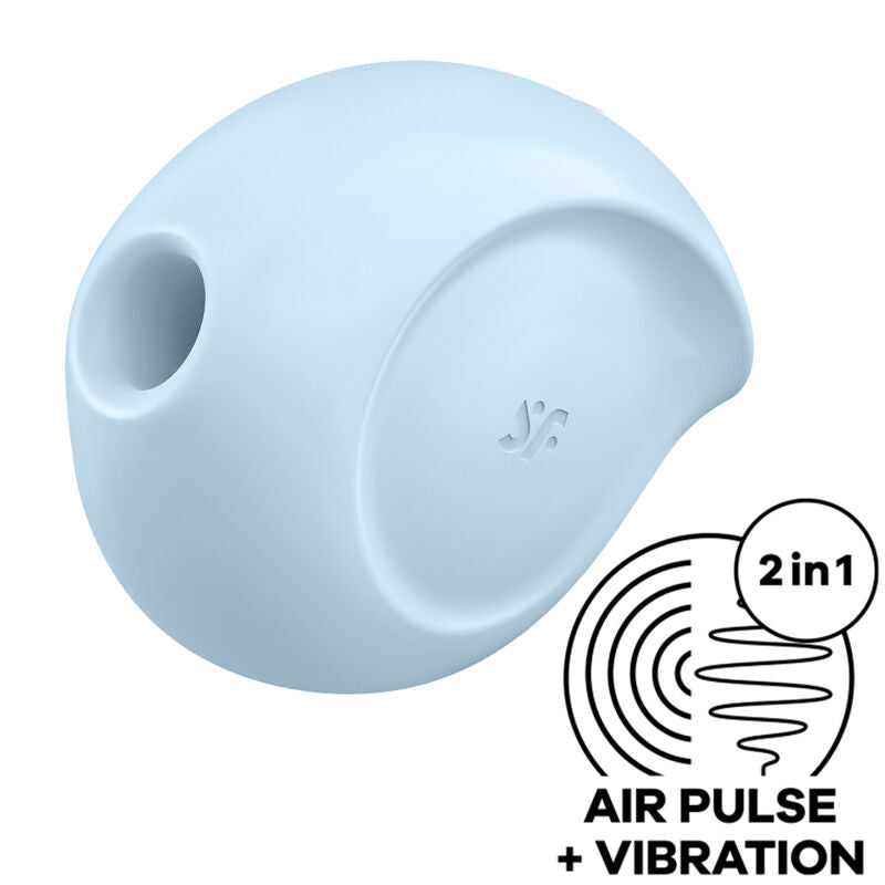 SATISFYER - SUGAR RUSH AIR PULSE STIMULATOR & VIBRATOR PINK SATISFYER AIR PULSE