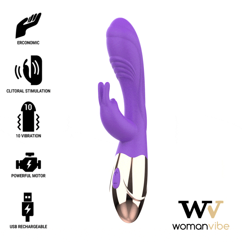 WOMANVIBE - VIORA SILICONE RECHARGEABLE VIBRATOR WOMANVIBE
