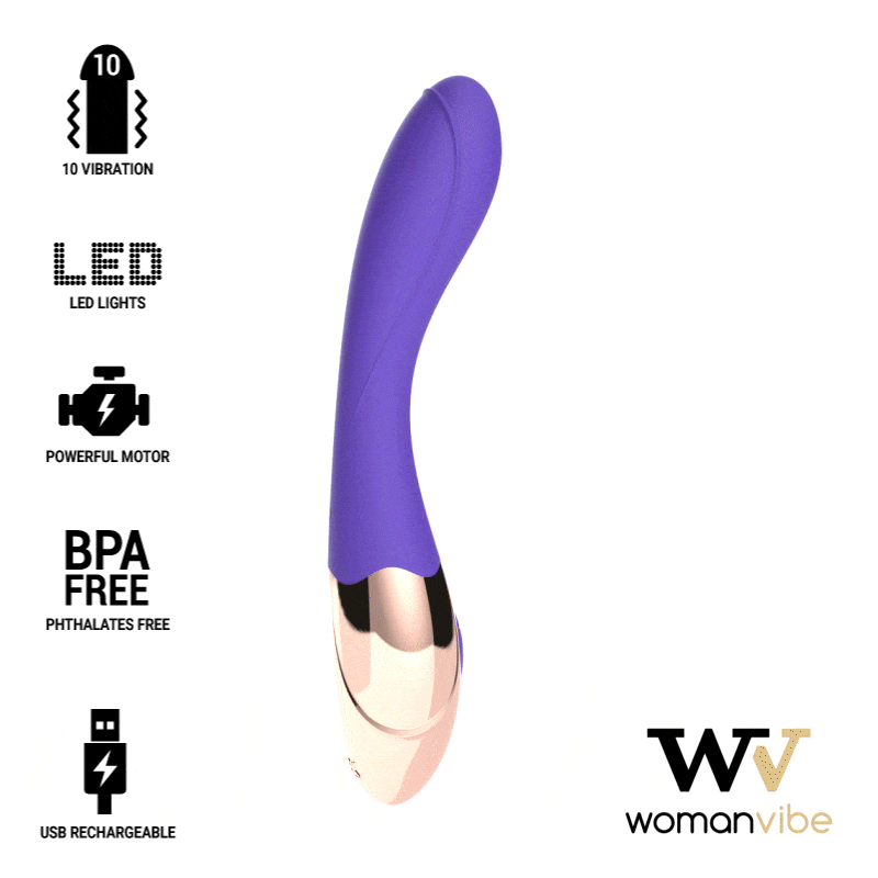 WOMANVIBE - SUNNY SILICONE RECHARGEABLE VIBRATOR WOMANVIBE