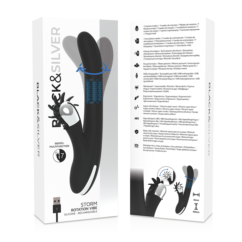 BLACK&SILVER - BUNNY STORM ROTATION VIBE - ToysByMonk