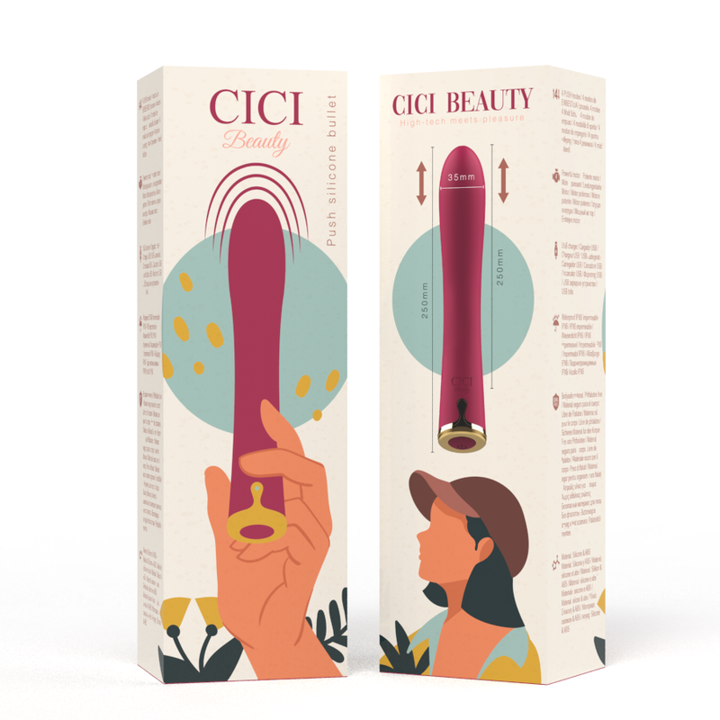 CICI BEAUTY - PREMIUM SILICONE PUSH BULLET CICI BEAUTY