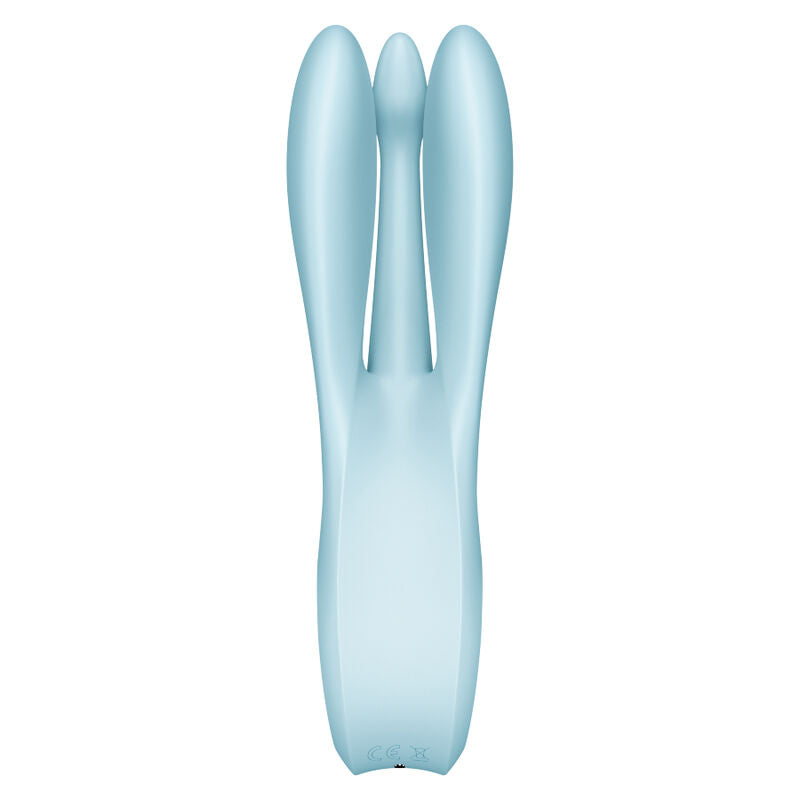 SATISFYER - THREESOME 1 VIBRATOR BLUE - ToysByMonk