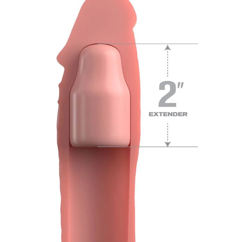 FANTASY X- TENSIONS - PIPEDREAMS EXTENSION W STRAP 15,24 CM SKIN - ToysByMonk