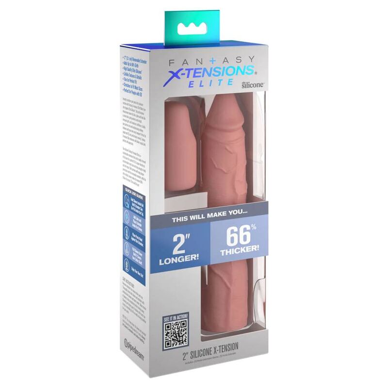 FANTASY X- TENSIONS - PIPEDREAMS SLEEVE 20,32 CM + 5,00 CM INCH PLUG SKIN FANTASY X-TENSIONS