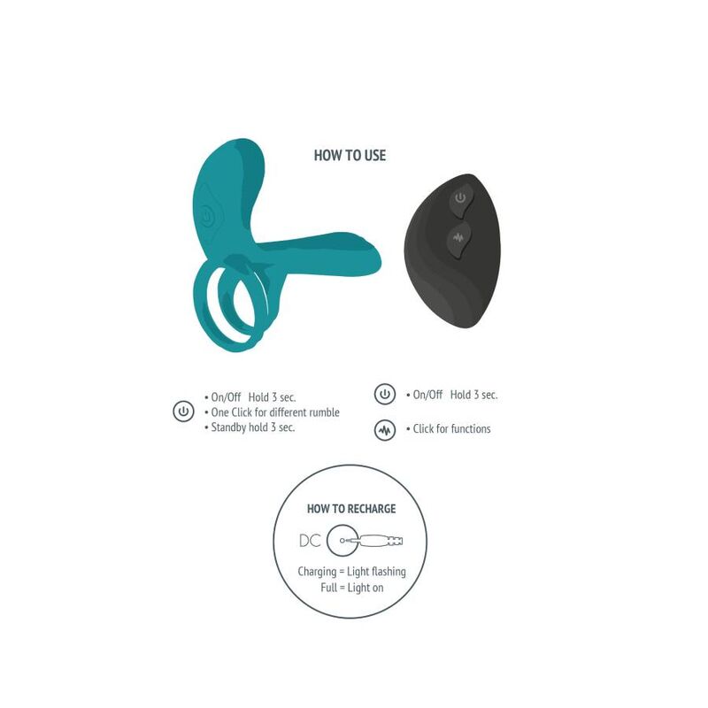XOCOON - COUPLES VIBRATOR RING GREEN XOCOON