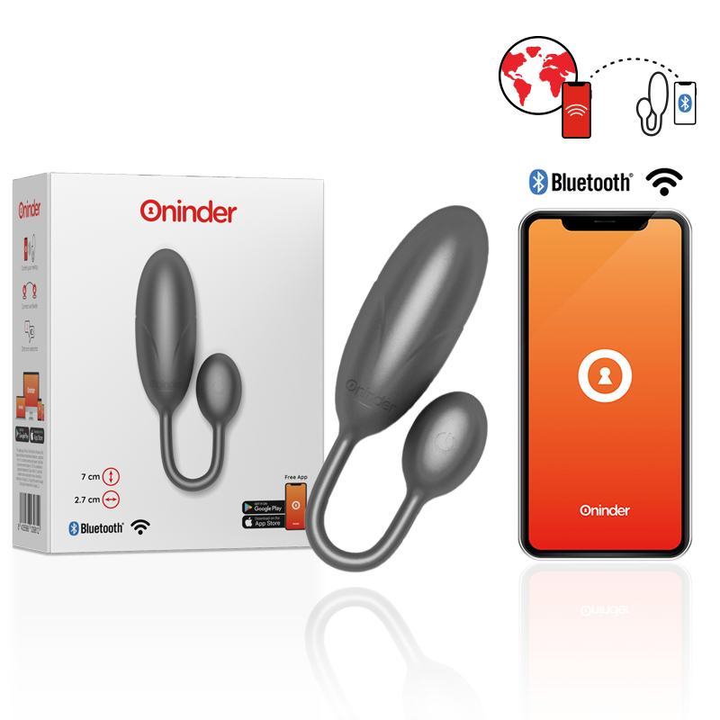 ONINDER - DENVER VIBRATING EGG PINK 7 X 2.7 CM FREE APP - ToysByMonk