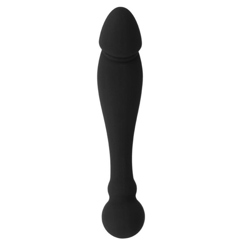 BLACK&SILVER - KARL G-POINT STIMULATING DILDO 18 CM BLACK&SILVER