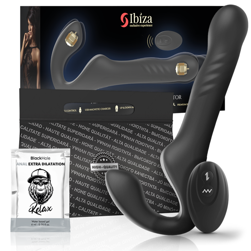 IBIZA - REMOTE CONTROL STRAPLESS VIBRATOR IBIZA TECHNOLOGY