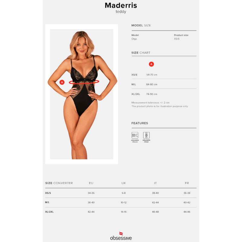 OBSESSIVE - MADERRIS TEDDY XS/S - ToysByMonk