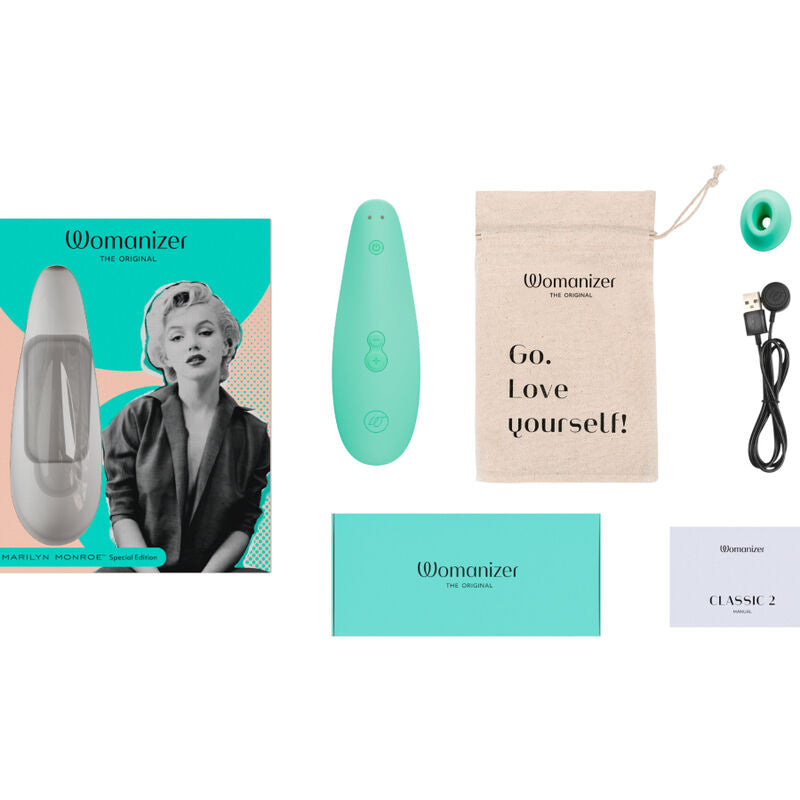 WOMANIZER - MARILYN MONROE CLASSIC 2 CLITORAL STIMULATOR MINT - ToysByMonk