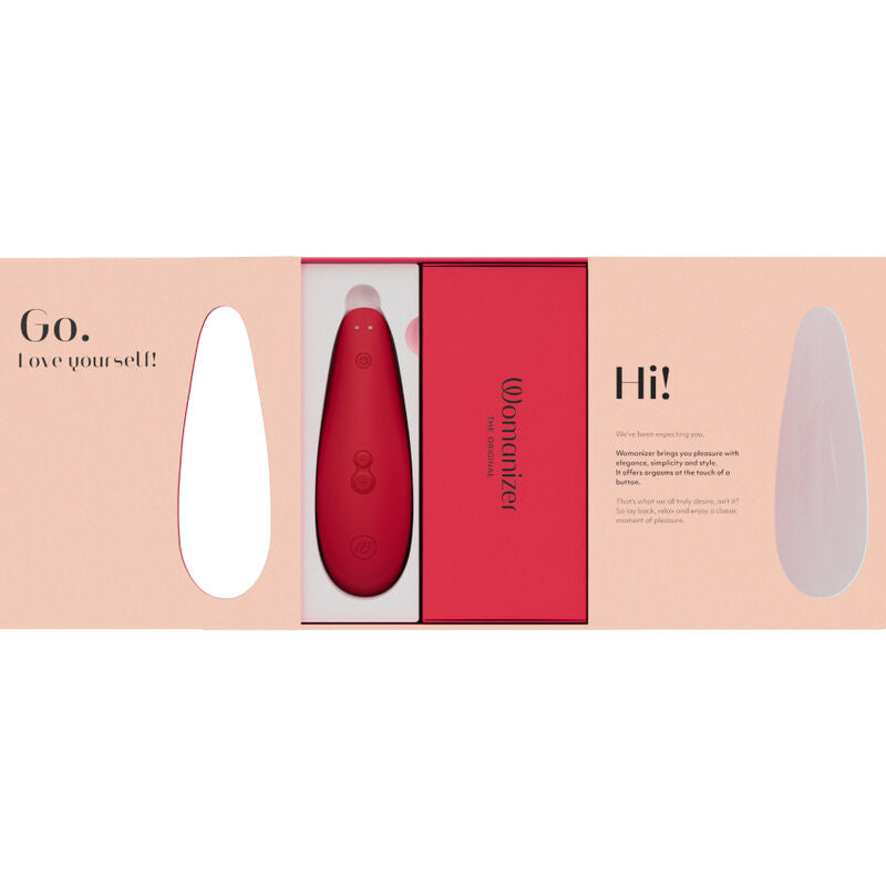 WOMANIZER - MARILYN MONROE CLASSIC 2 CLITORAL STIMULATOR VIVID RED - ToysByMonk