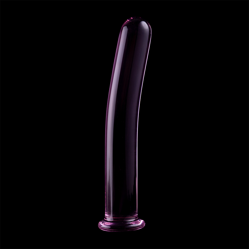 NEBULA SERIES BY IBIZA - MODEL 9 DILDO BOROSILICATE GLASS CLEAR 15.5 CM -O- 2.5 CM - ToysByMonk