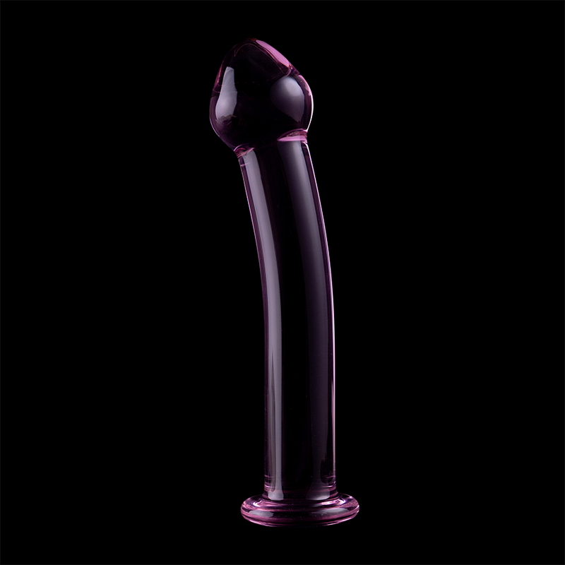NEBULA SERIES BY IBIZA - MODEL 11 DILDO BOROSILICATE GLASS CLEAR 16 CM -O- 3 CM - ToysByMonk