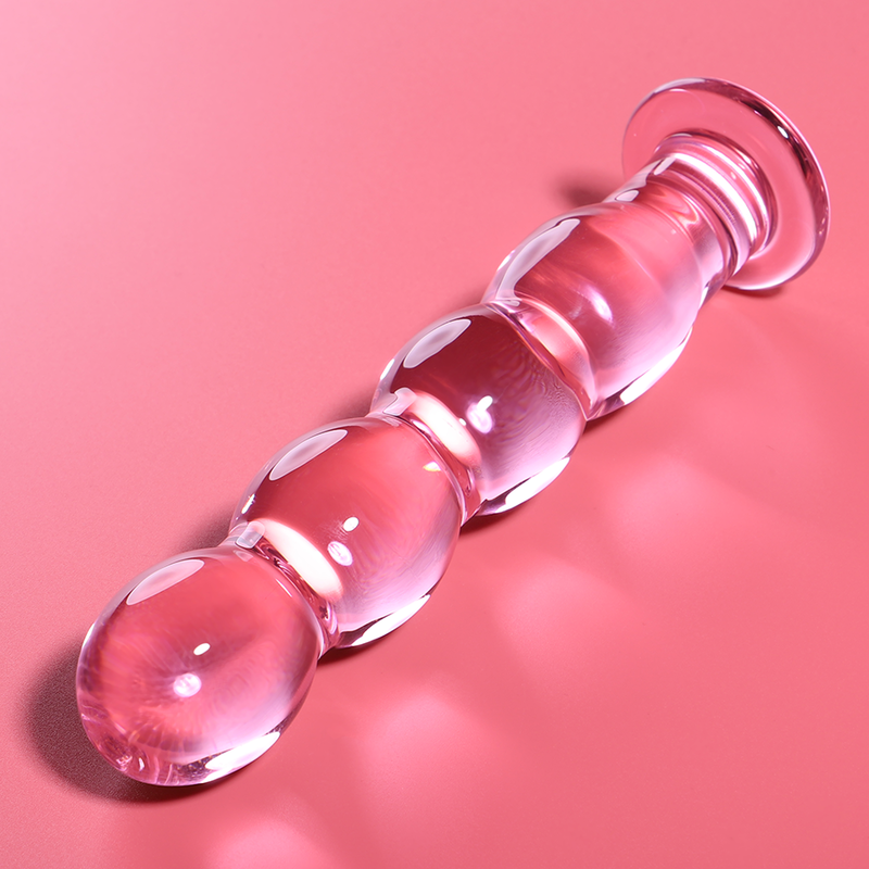NEBULA SERIES BY IBIZA - MODEL 10 DILDO BOROSILICATE GLASS CLEAR 16.5 CM -O- 3.5 CM - ToysByMonk