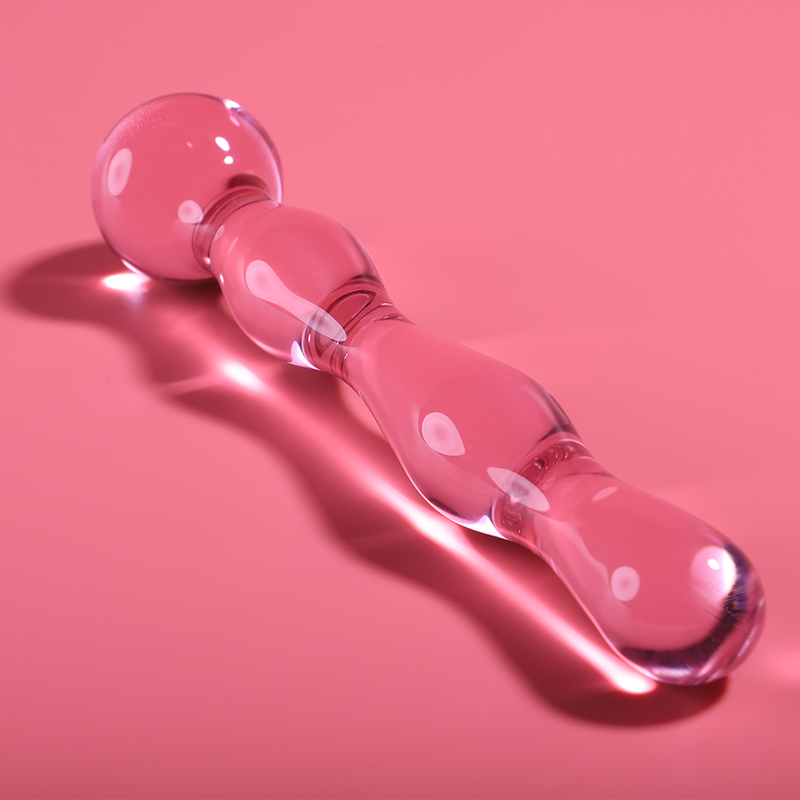 NEBULA SERIES BY IBIZA - MODEL 13 DILDO BOROSILICATE GLASS CLEAR 18 CM -O- 3.5 CM - ToysByMonk