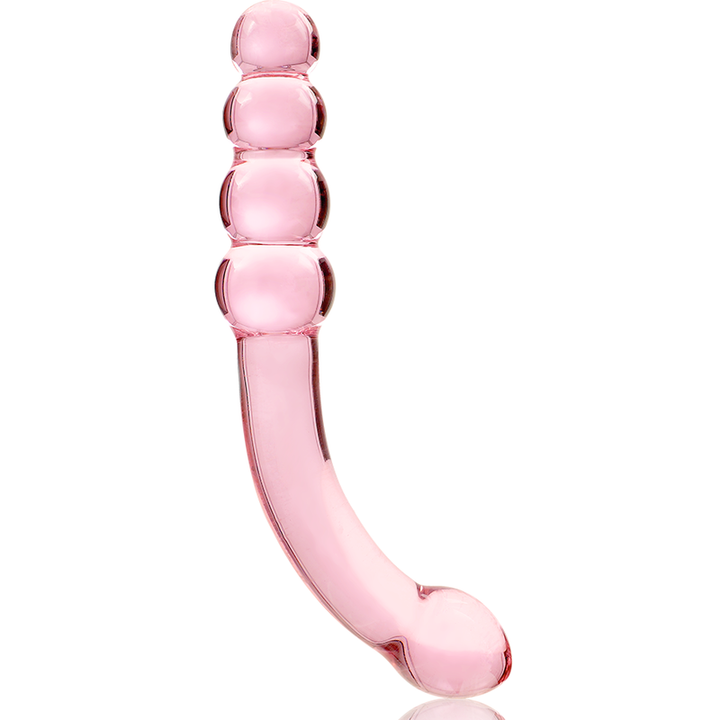 NEBULA SERIES BY IBIZA - MODEL 14 DILDO BOROSILICATE GLASS CLEAR 18.5 CM -O- 3 CM - ToysByMonk