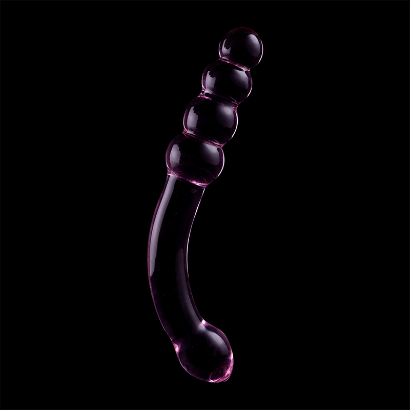 NEBULA SERIES BY IBIZA - MODEL 14 DILDO BOROSILICATE GLASS CLEAR 18.5 CM -O- 3 CM - ToysByMonk