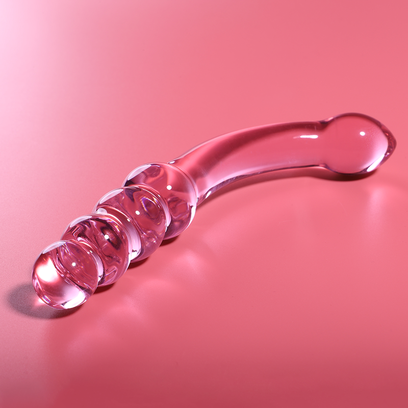 NEBULA SERIES BY IBIZA - MODEL 14 DILDO BOROSILICATE GLASS CLEAR 18.5 CM -O- 3 CM - ToysByMonk