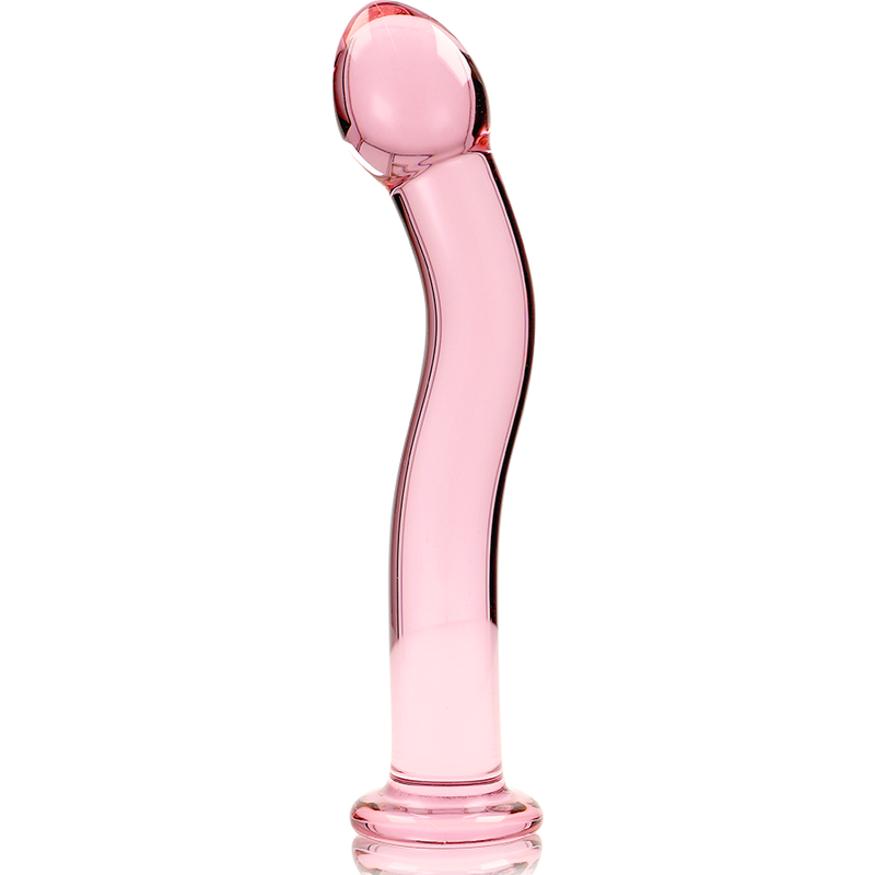 NEBULA SERIES BY IBIZA - MODEL 18 DILDO BOROSILICATE GLASS CLEAR 18.5 CM -O- 3.5 CM - ToysByMonk