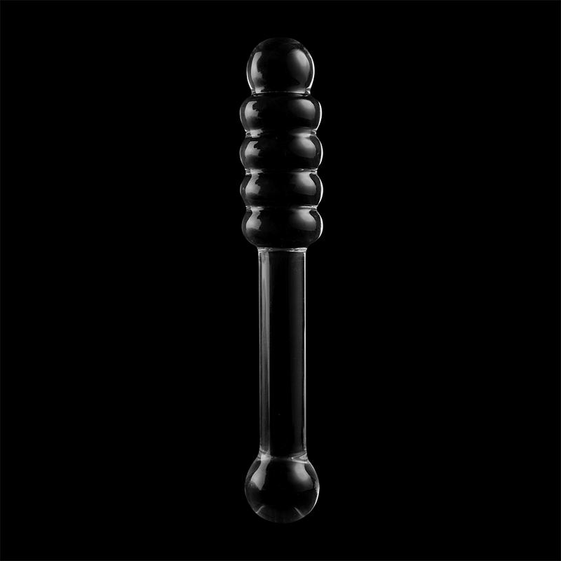 NEBULA SERIES BY IBIZA - MODEL 20 DILDO BOROSILICATE GLASS CLEAR 20.5 CM -O- 3 CM - ToysByMonk