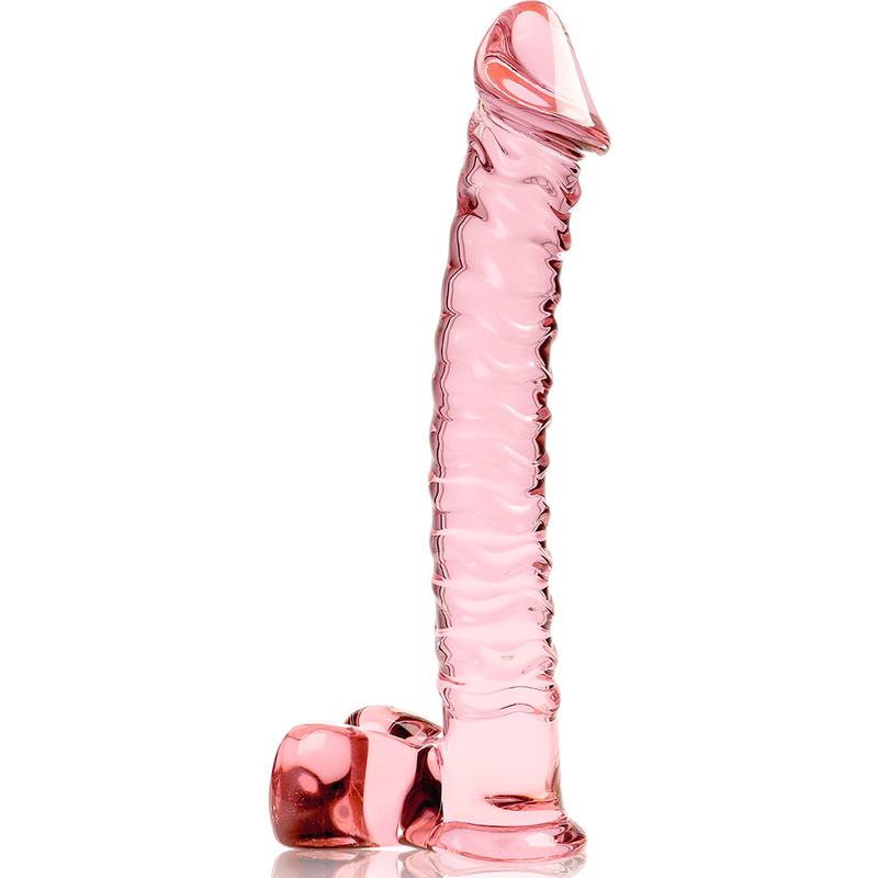 NEBULA SERIES BY IBIZA - MODEL 23 DILDO BOROSILICATE GLASS CLEAR 21.5 CM -O- 4 CM - ToysByMonk