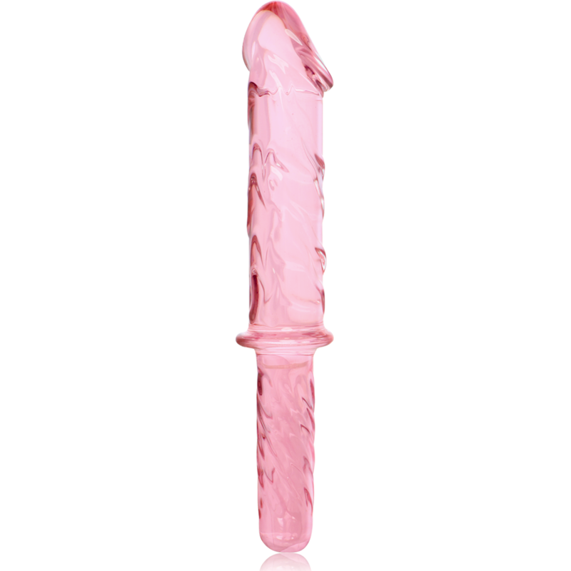 NEBULA SERIES BY IBIZA - MODEL 24 DILDO BOROSILICATE GLASS CLEAR 28.5 CM -O- 5 CM - ToysByMonk
