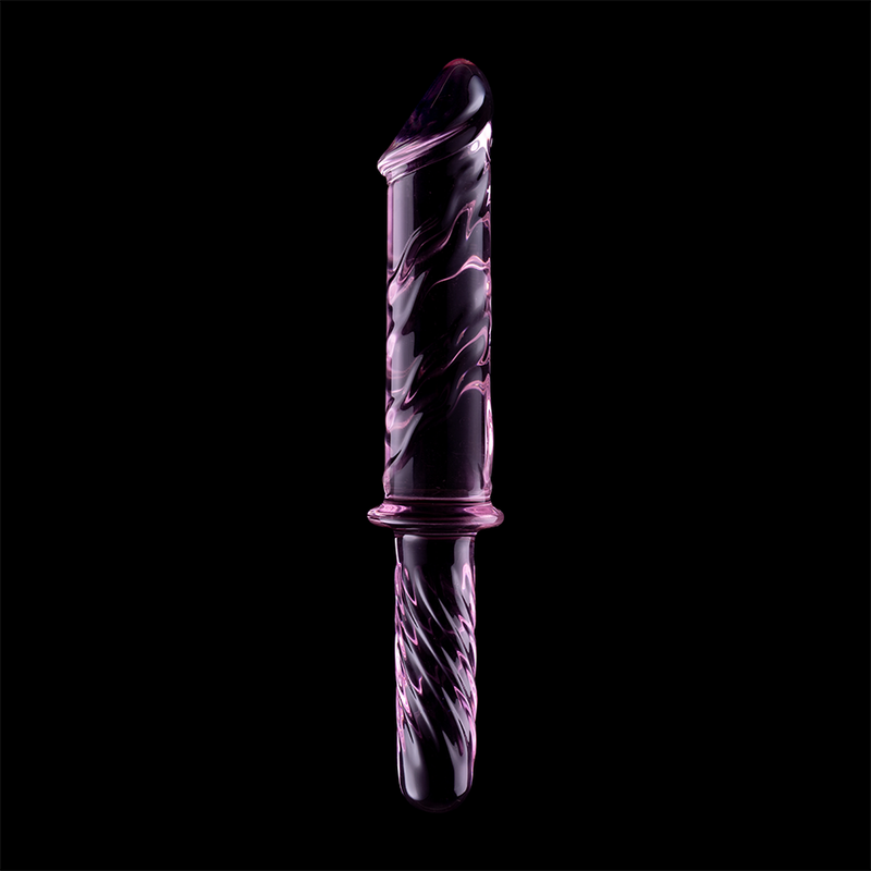NEBULA SERIES BY IBIZA - MODEL 24 DILDO BOROSILICATE GLASS CLEAR 28.5 CM -O- 5 CM - ToysByMonk