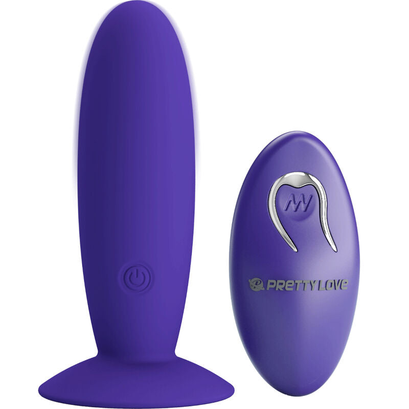 PRETTY LOVE - YOUTH PLUG ANAL VIBRATOR REMOTE CONTROL VIOLET - ToysByMonk