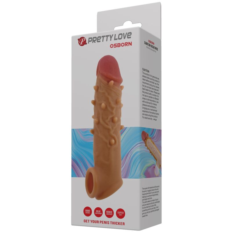 PRETTY LOVE - OSBORN EXTENSIONING STIMULATING PENSE COVER - ToysByMonk
