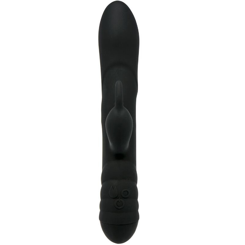 ADRIEN LASTIC - TWISTER VIBRATOR AND ROTATOR MASSAGER RABBIT BLACK - ToysByMonk