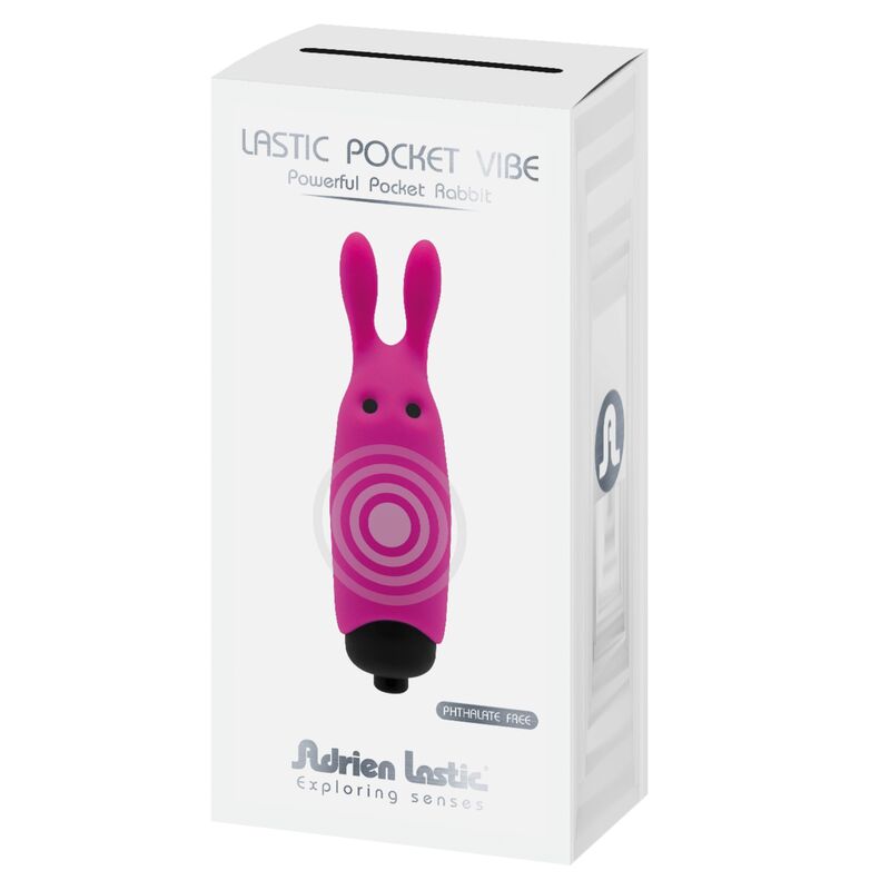 ADRIEN LASTIC - LASTIC POCKET PINK RABBIT VIBRATOR ADRIEN LASTIC